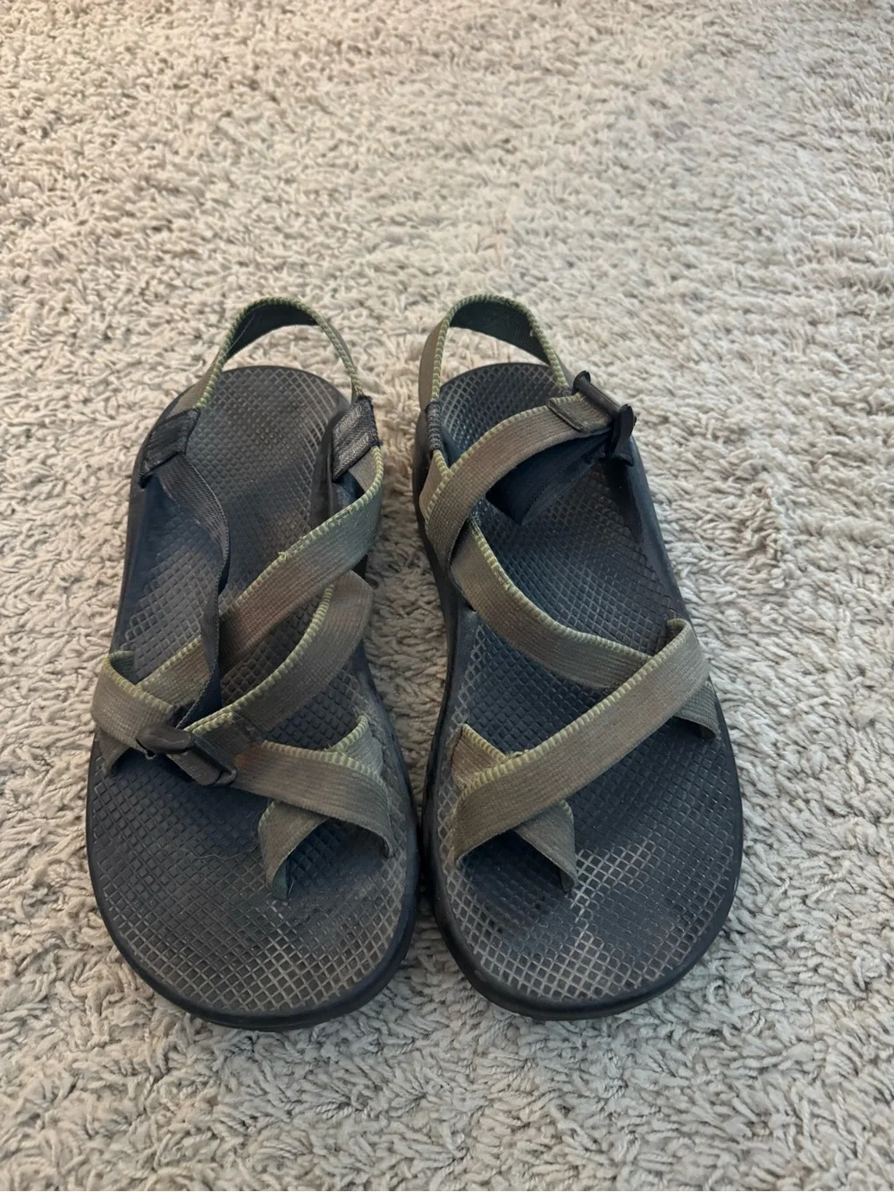 Chaco Olive Green Strappy Sandals